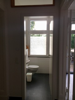 WC der Obergeschosswohnung